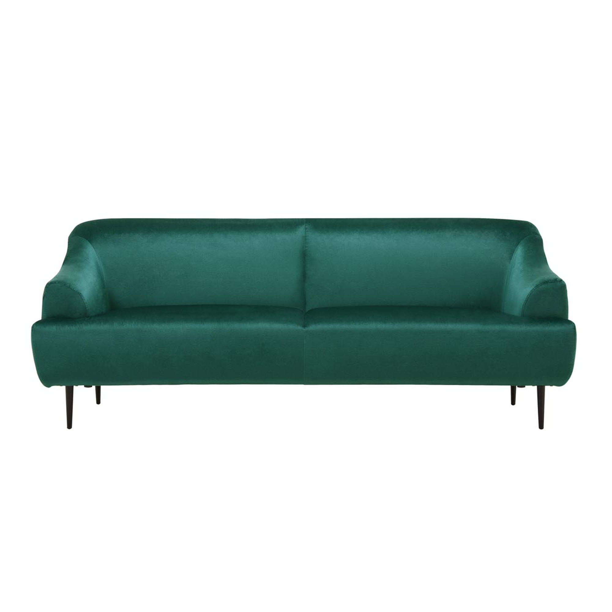 CanapÃ© velours impermÃ©able vert Ã©meraude 3 places