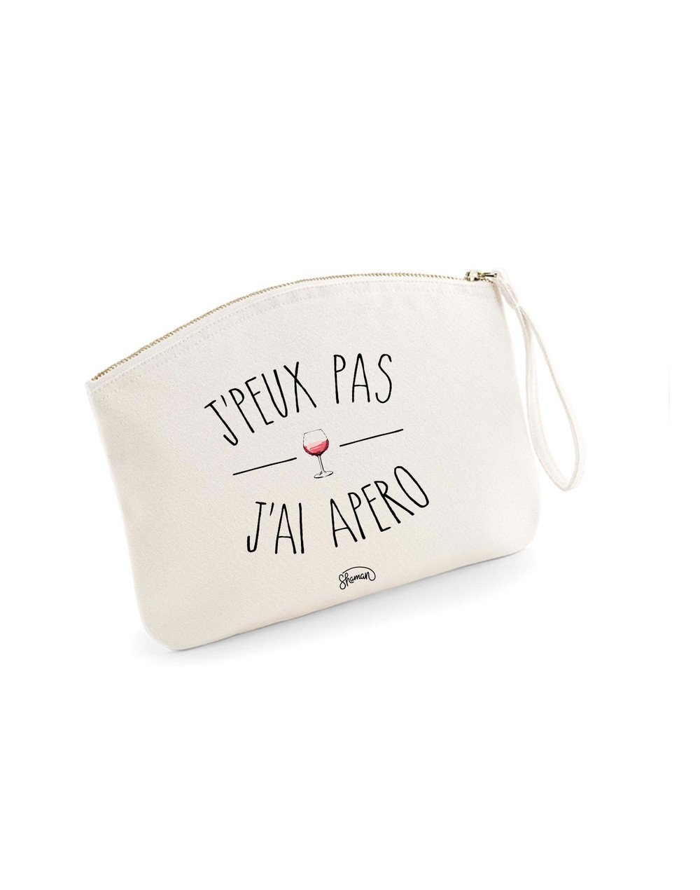 J'PEUX PAS J'AI APÉRO - Pochette Natural en coton J'PEUX PAS J'AI APÉRO - Pochette Natural en coton