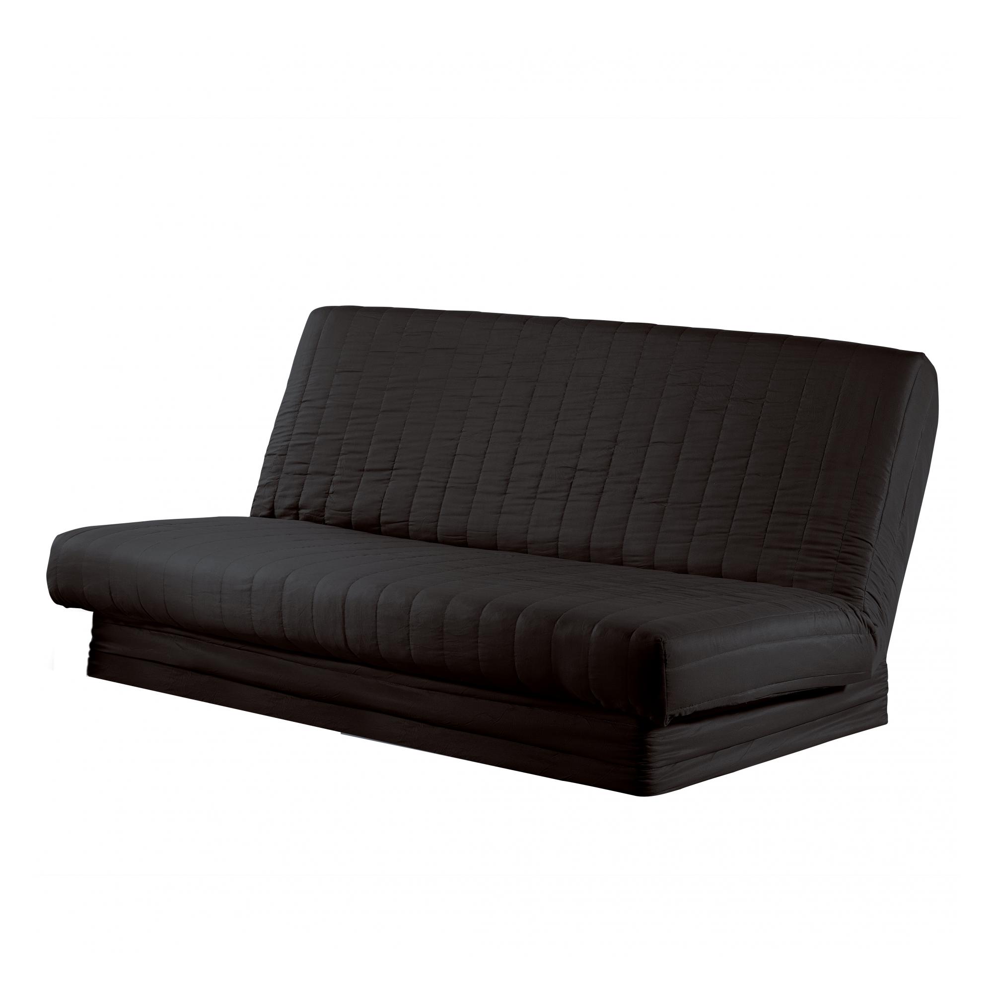 Housse de clic-clac en elasthanne noir 140 x 200 Housse de clic-clac en elasthanne noir 140 x 200