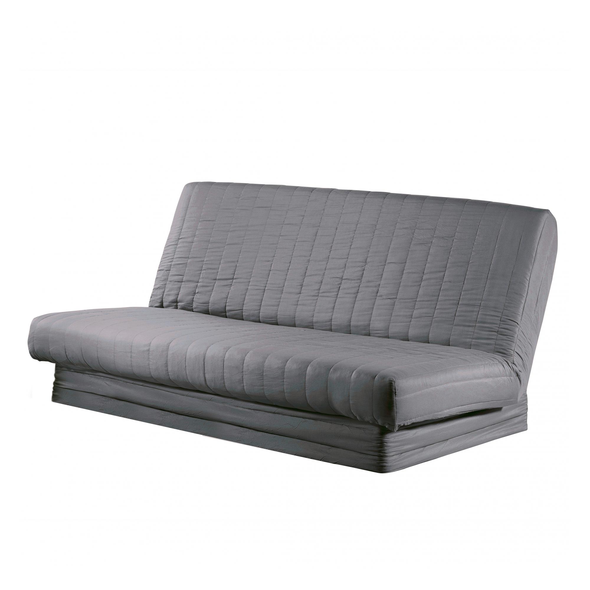 Housse de clic-clac en elasthanne gris 140 x 200 Housse de clic-clac en elasthanne gris 140 x 200