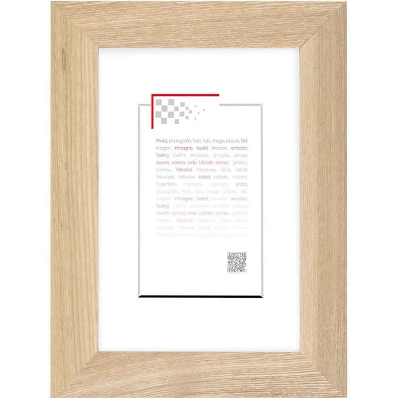 Cadre photo bois massif naturel 24x30 Cadre photo bois massif naturel 24x30