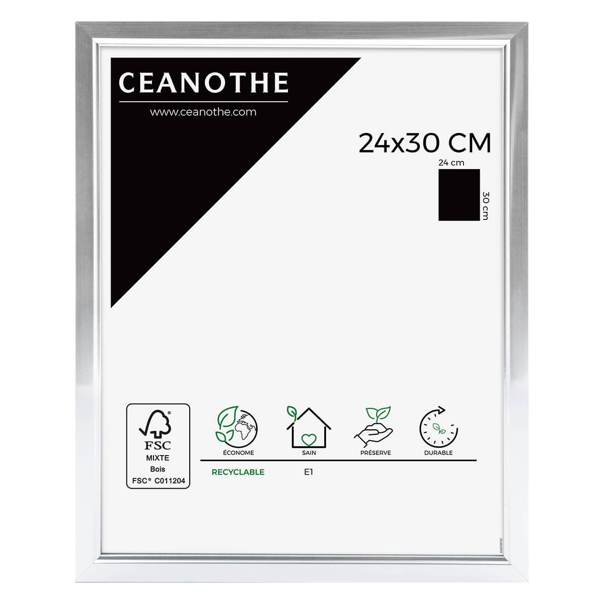 Cadre photo aluminium résine plastique 24x30 Cadre photo aluminium résine plastique 24x30