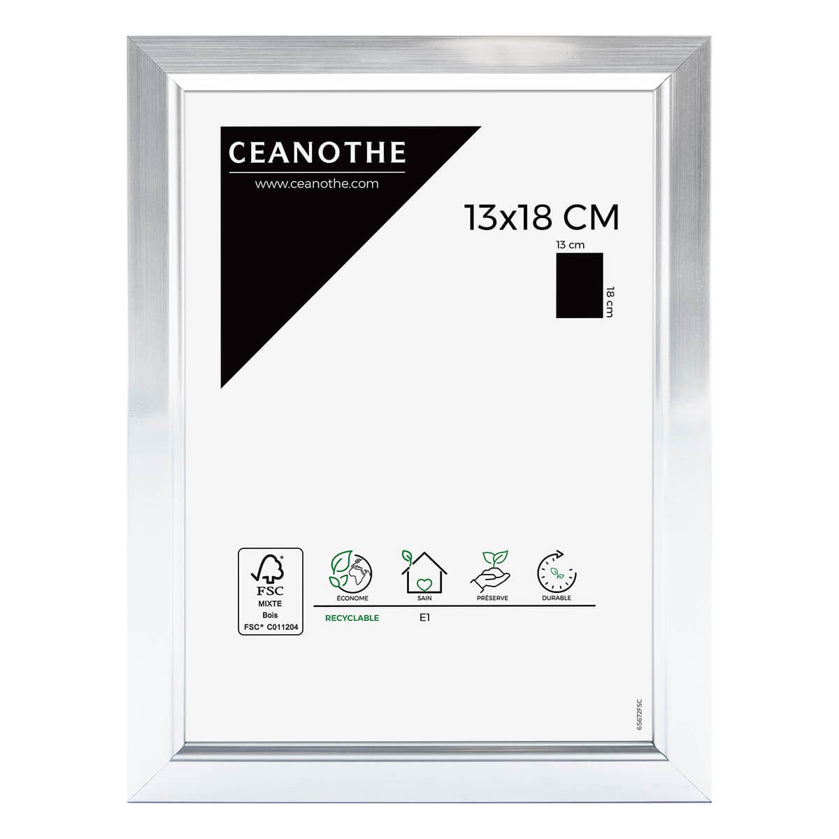Cadre photo aluminium résine plastique 13x18 Cadre photo aluminium résine plastique 13x18