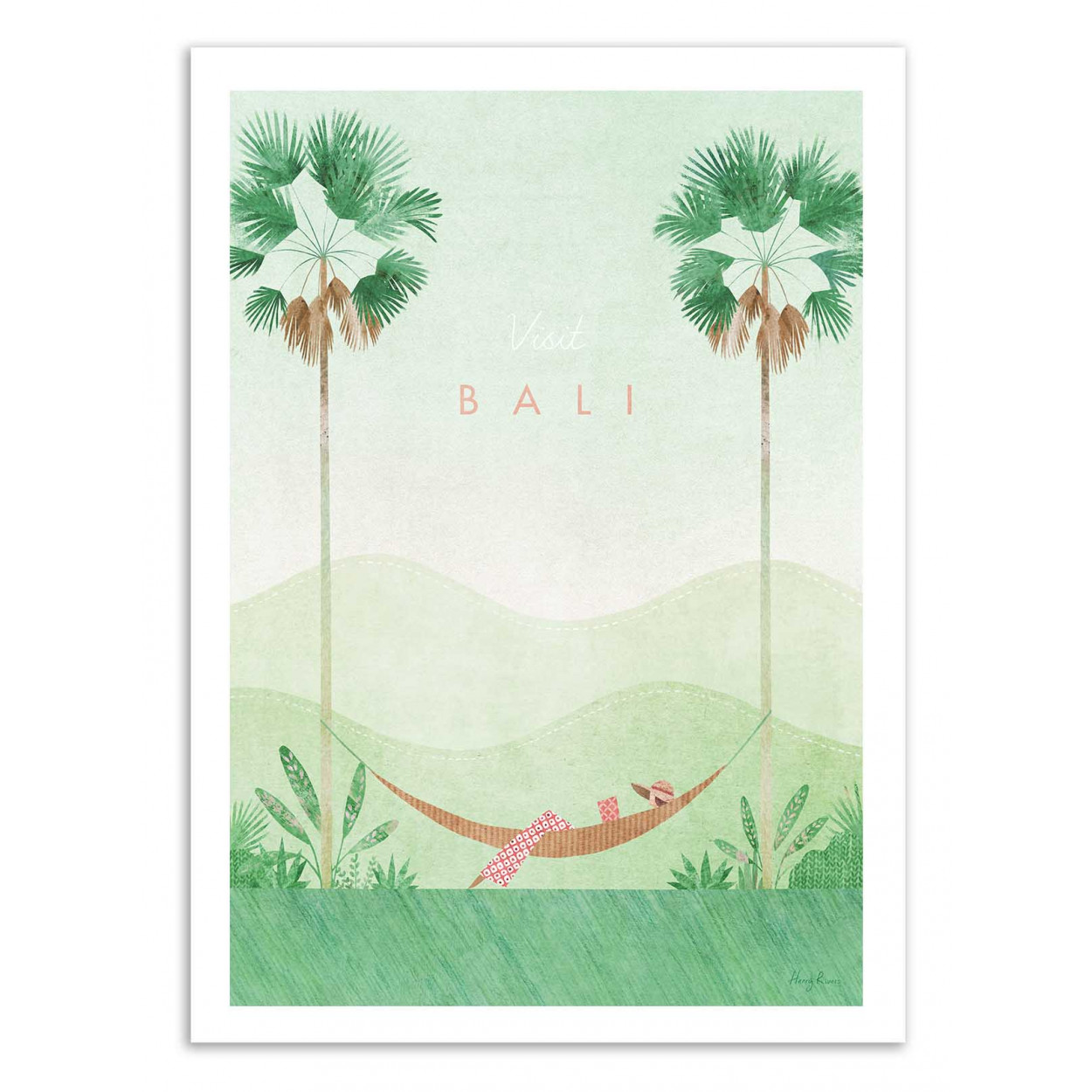 VISIT BALI - Affiche d'art 50 x 70 cm (photo) VISIT BALI - Affiche d'art 50 x 70 cm