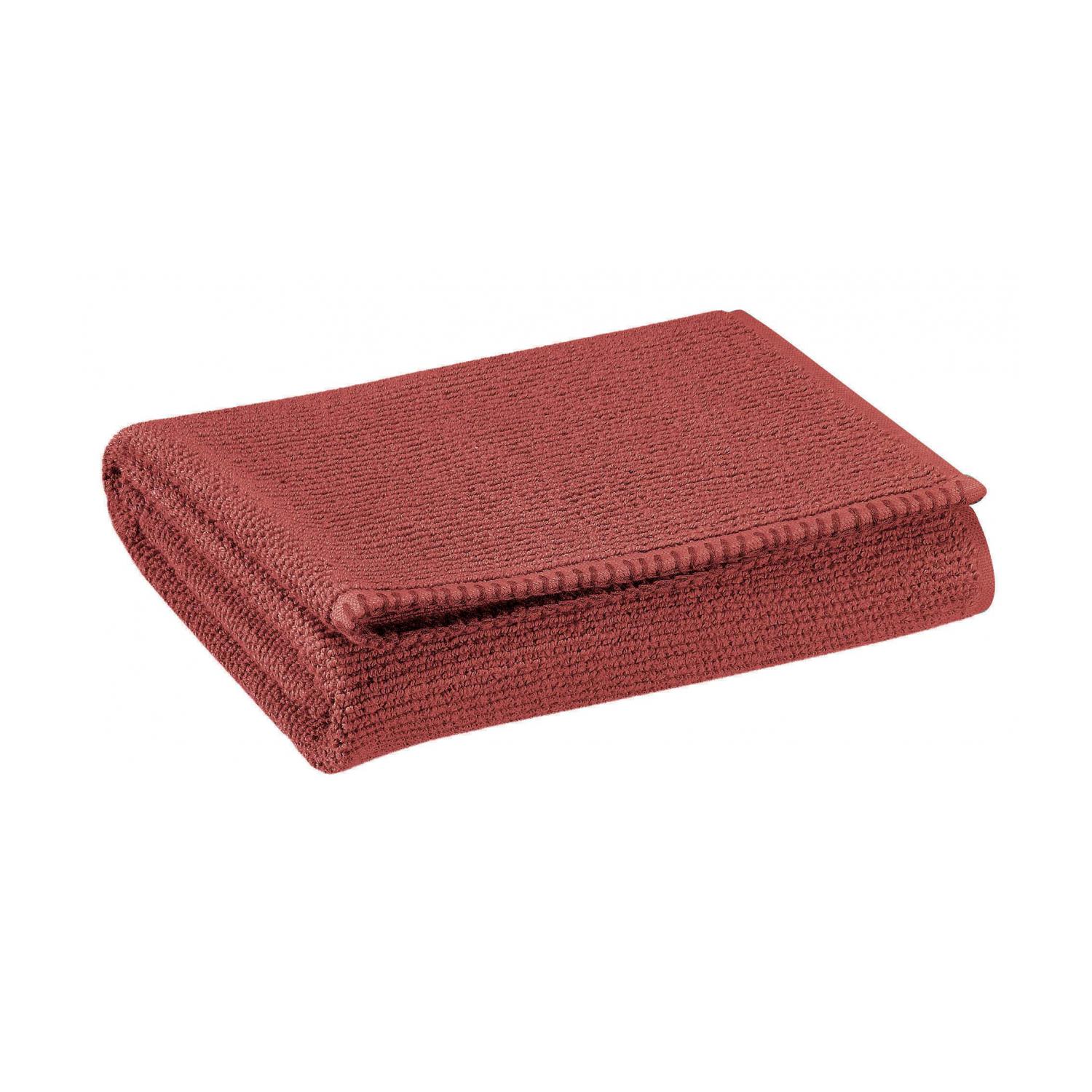 Drap de douche en coton tomette 70 x 130 Drap de douche en coton tomette 70 x 130