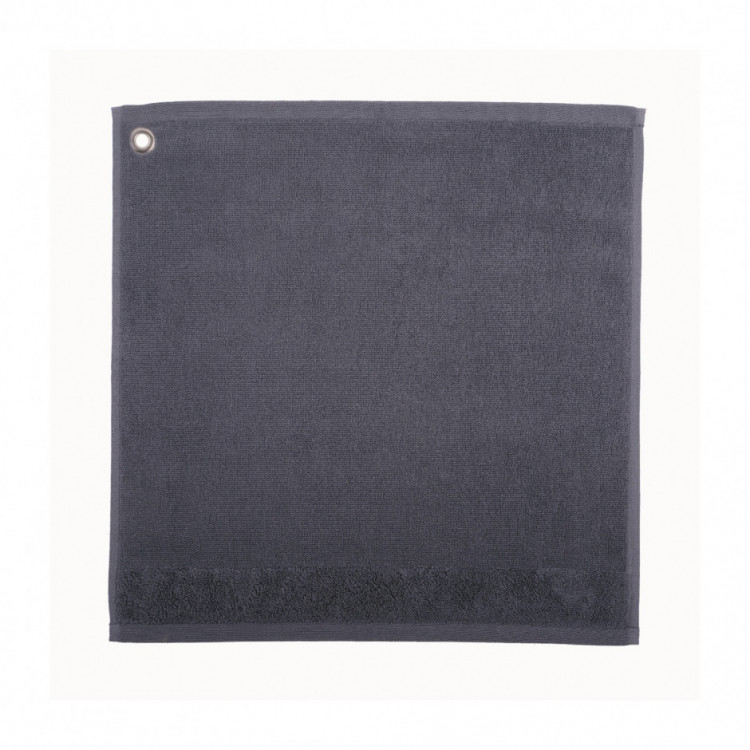 Essuie-mains en coton gris 50x50 Essuie-mains en coton gris 50x50