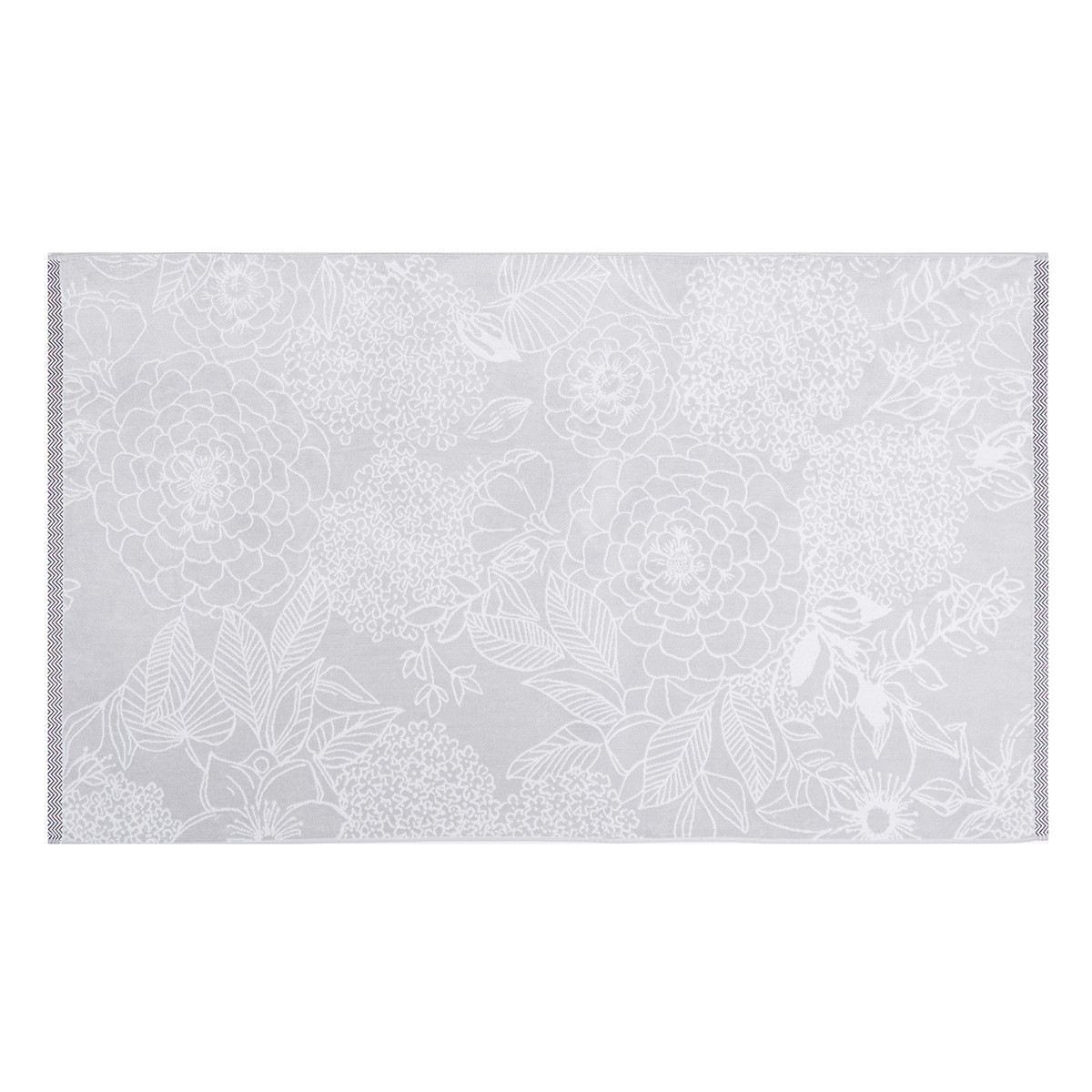 Drap de plage coton 100x180 cm gris clair (photo) Drap de plage coton 100x180 cm gris clair