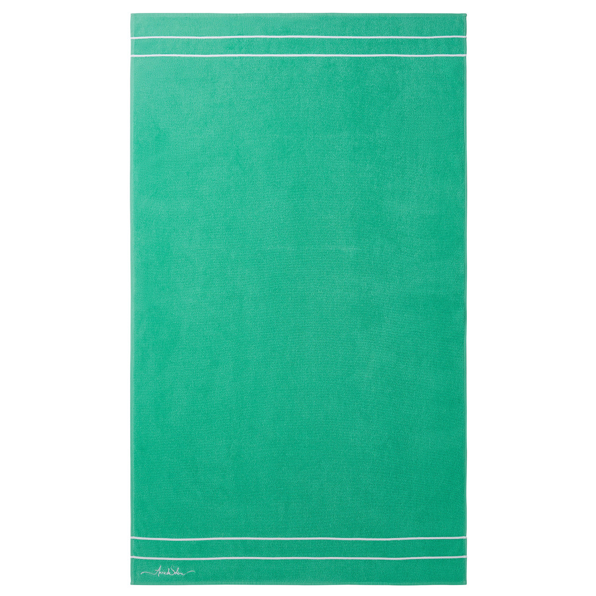 Drap de plage coton 90x160 cm vert d'eau Drap de plage coton 90x160 cm vert d'eau
