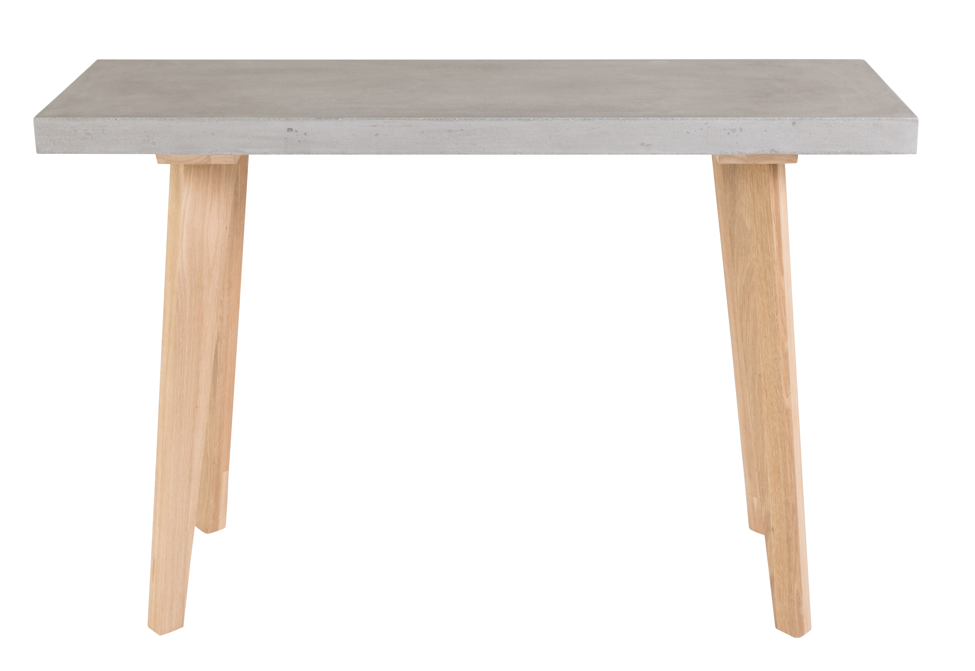 Console béton et chêne 115 cm Austral (photo) Console béton et chêne 115 cm Austral