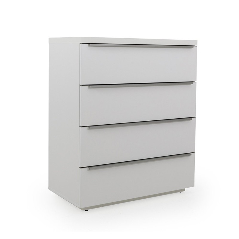 Commode haute 4 tiroirs en bois