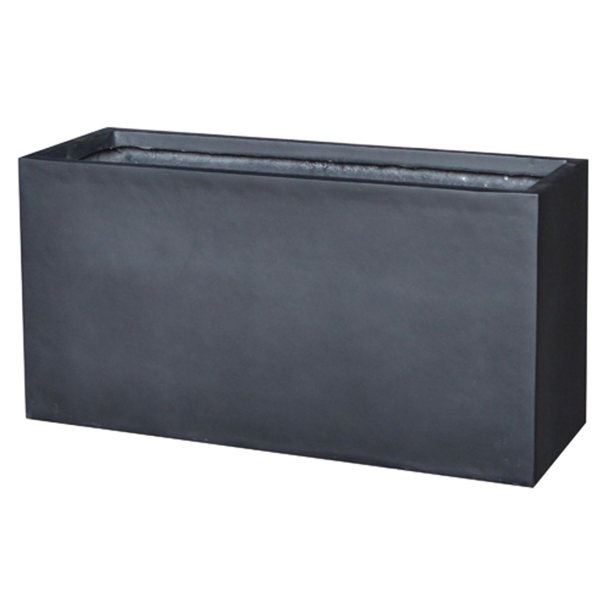 Jardinière rectangulaire à poser noir Jardinière rectangulaire à poser noir