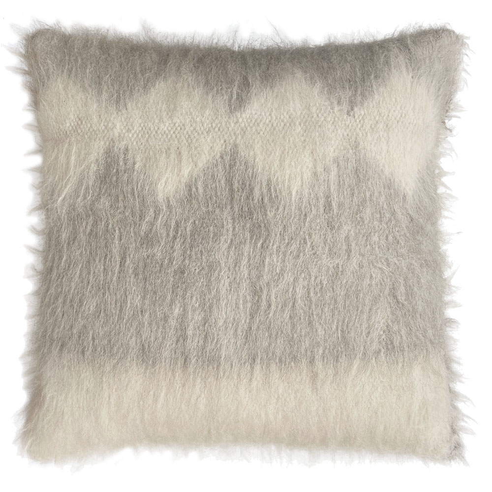 Coussin de sol 100% losange gris 90x90 Coussin de sol 100% losange gris 90x90