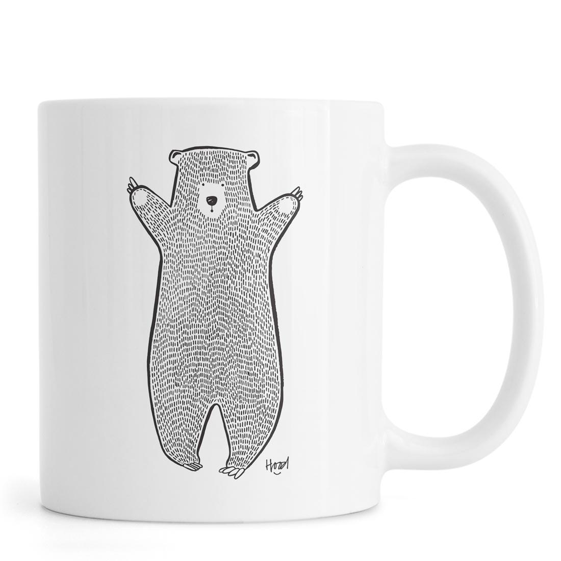 Mug en céramique en Blanc & Noir (photo) Mug en céramique en Blanc & Noir