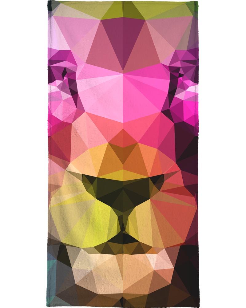 Serviette de plage en éponge-velours en Jaune & Multicolore/90x180 Serviette de plage en éponge-velours en Jaune & Multicolore/90x180