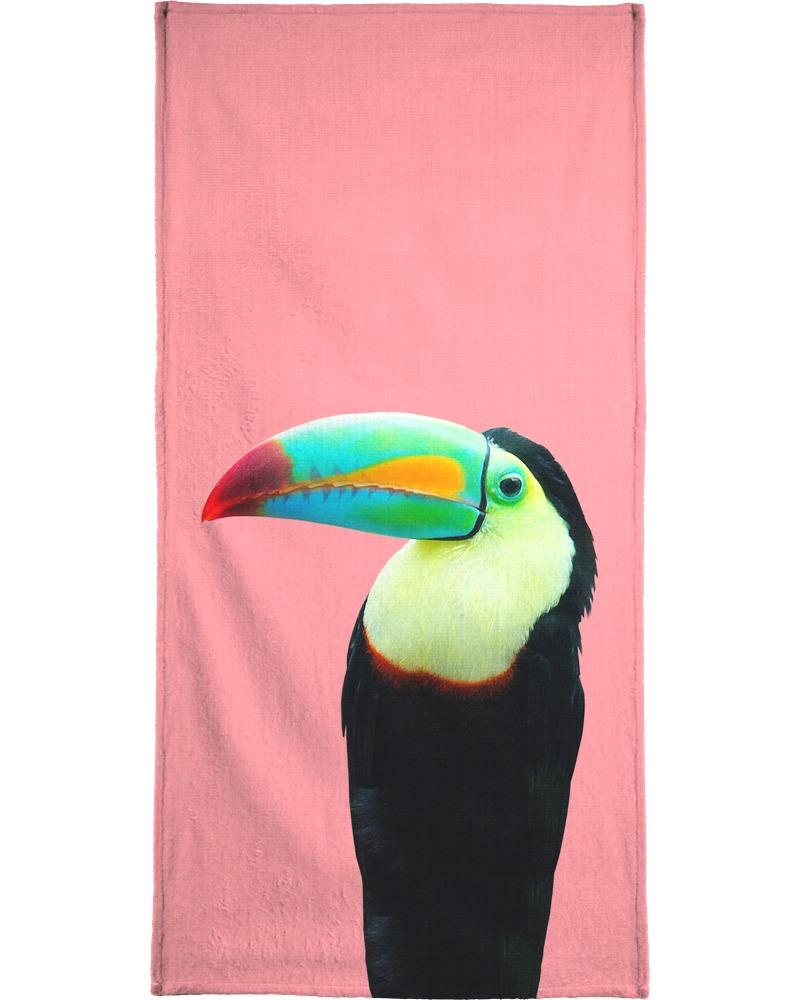 Serviette de plage en éponge-velours en Multicolore & Noir/90x180 Serviette de plage en éponge-velours en Multicolore & Noir/90x180