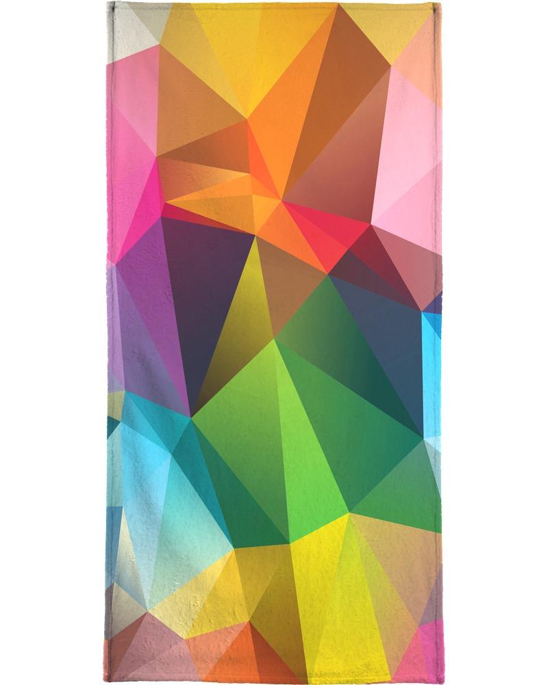 Serviette de plage en éponge-velours en Multicolore/90x180 Serviette de plage en éponge-velours en Multicolore/90x180