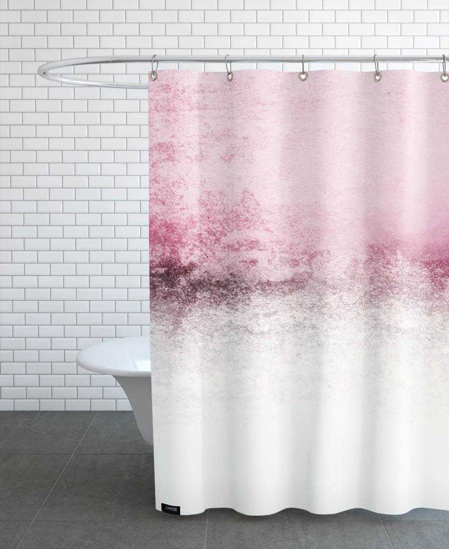Rideau de douche en polyester en Gris & Violet/150x200 Rideau de douche en polyester en Gris & Violet/150x200