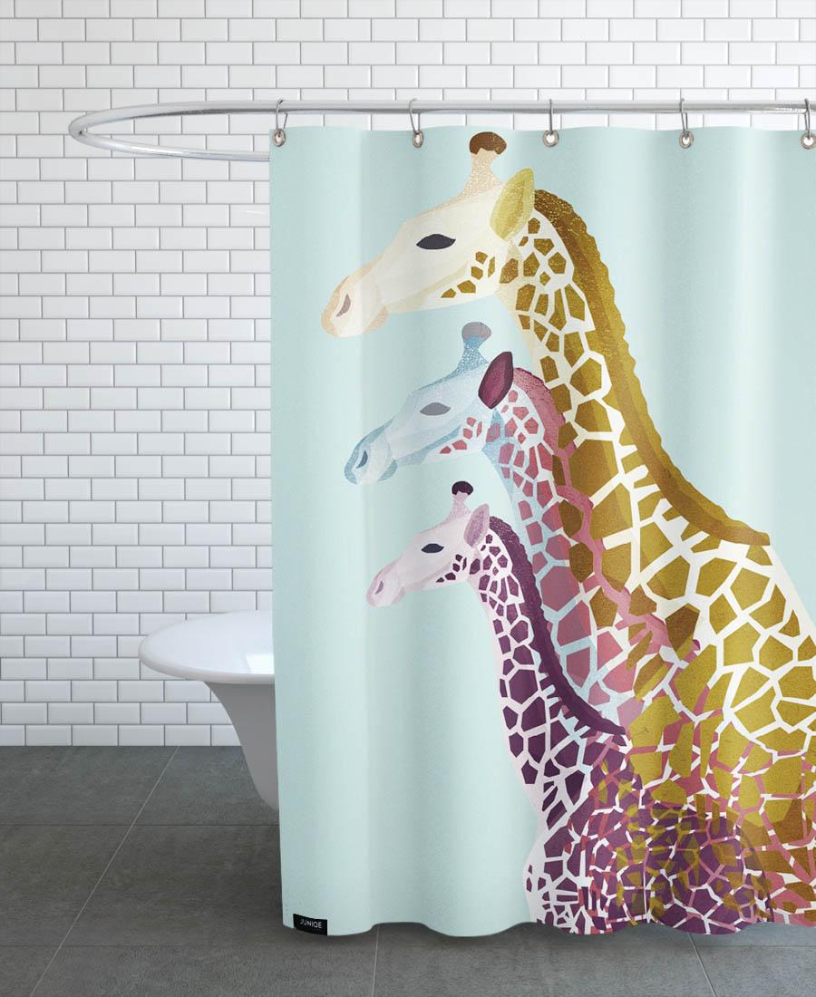 Rideau de douche en polyester en Jaune & Turquoise/150x200 Rideau de douche en polyester en Jaune & Turquoise/150x200
