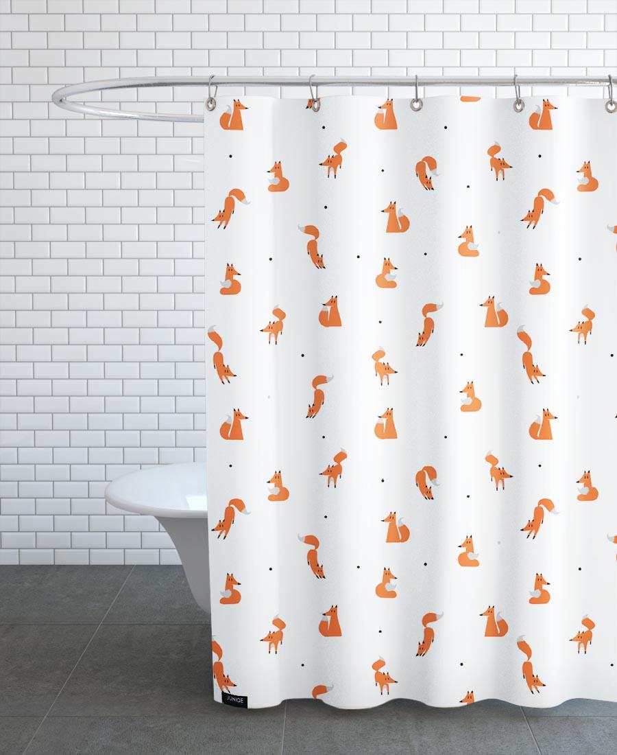 Rideau de douche en polyester en Blanc & /150x200 Rideau de douche en polyester en Blanc & /150x200