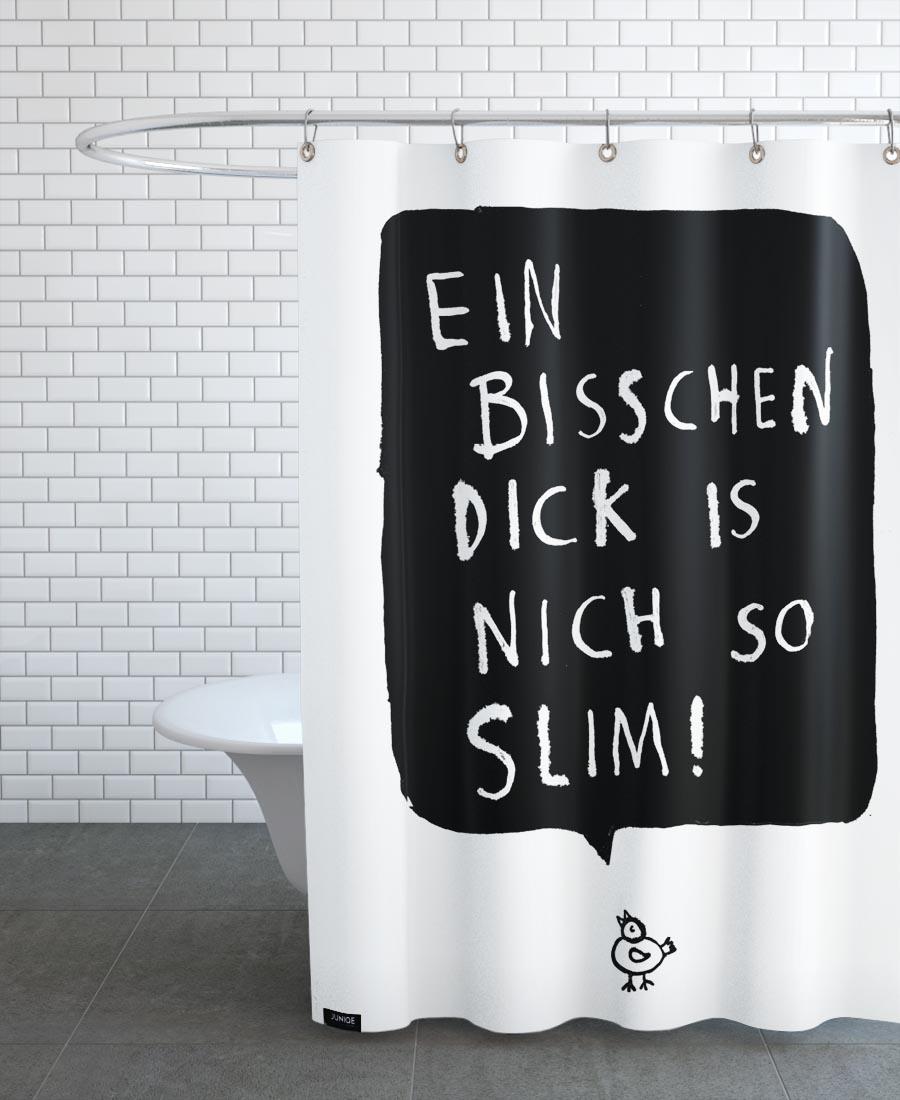 Rideau de douche en polyester en Blanc & Noir/150x200 Rideau de douche en polyester en Blanc & Noir/150x200