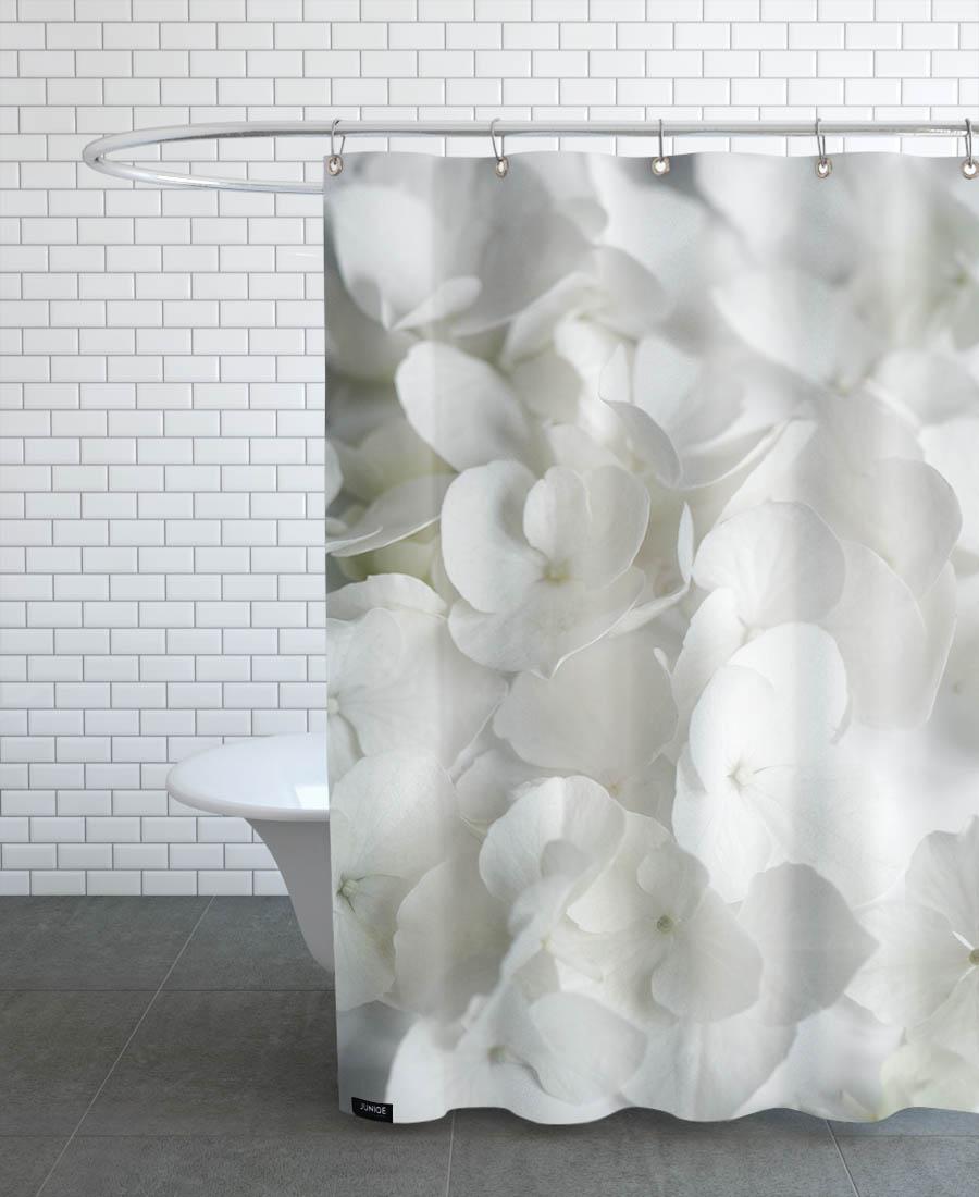 Rideau de douche en polyester en Blanc/150x200 Rideau de douche en polyester en Blanc/150x200