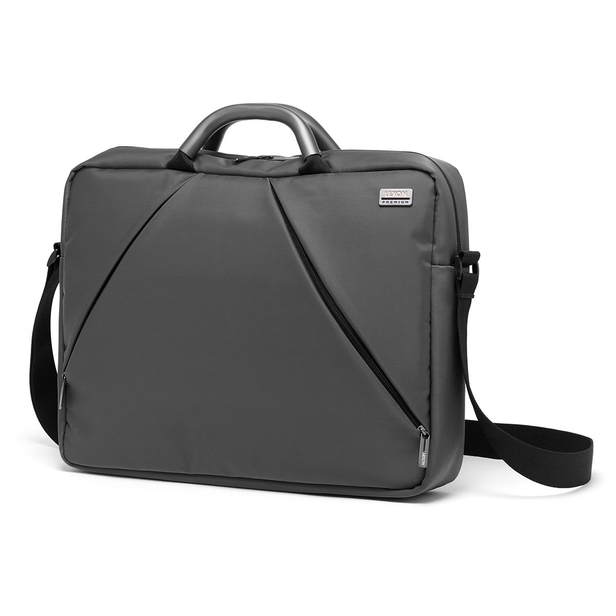 Porte-documents en PVC gris (photo) Porte-documents en PVC gris