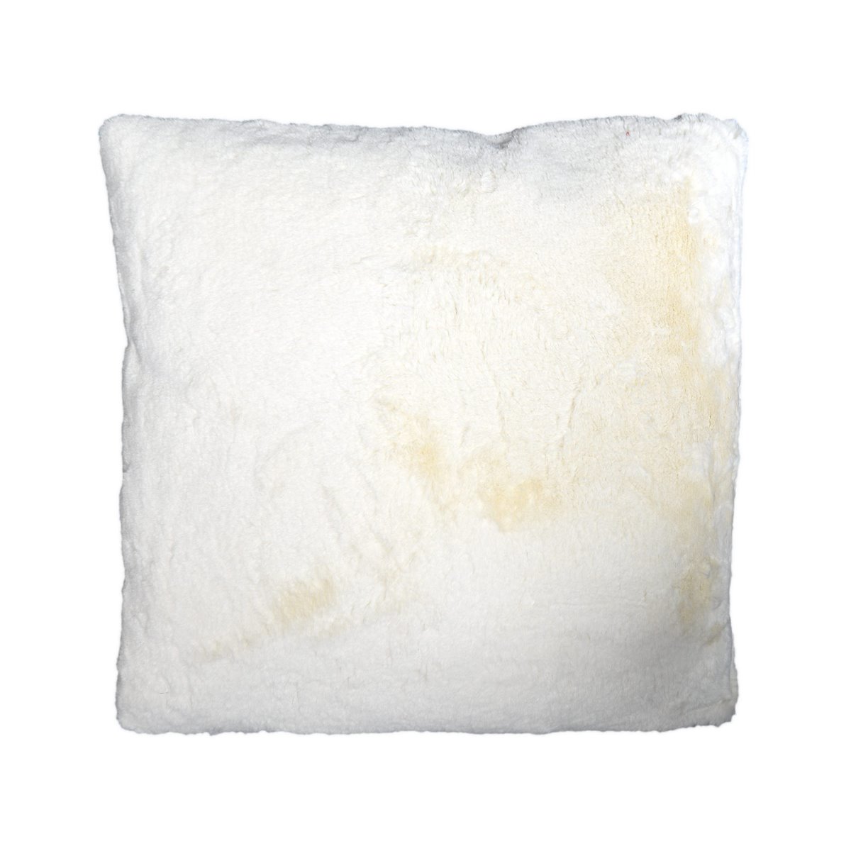 CHAMBORD - Coussin fausse fourrure Ecru 50x50 cm (photo) CHAMBORD - Coussin fausse fourrure Ecru 50x50 cm
