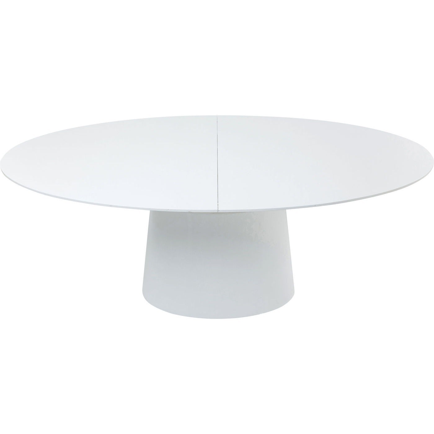 Table à manger 8 personnes extensible blanche L200/250