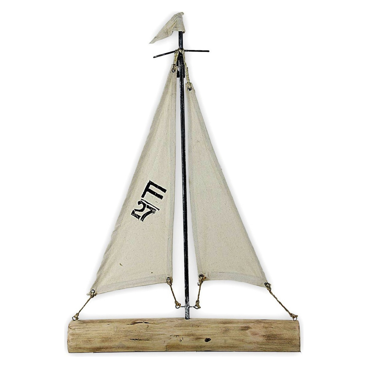 ANTHINEA - Bateau décoratif Naturel 58x6x77 cm (photo) ANTHINEA - Bateau décoratif Naturel 58x6x77 cm