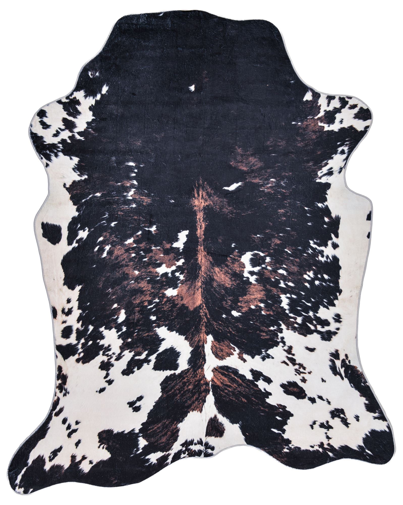 Tapis en peau de vache artificielle noir et blanc 130x170 Tapis en peau de vache artificielle noir et blanc 130x170