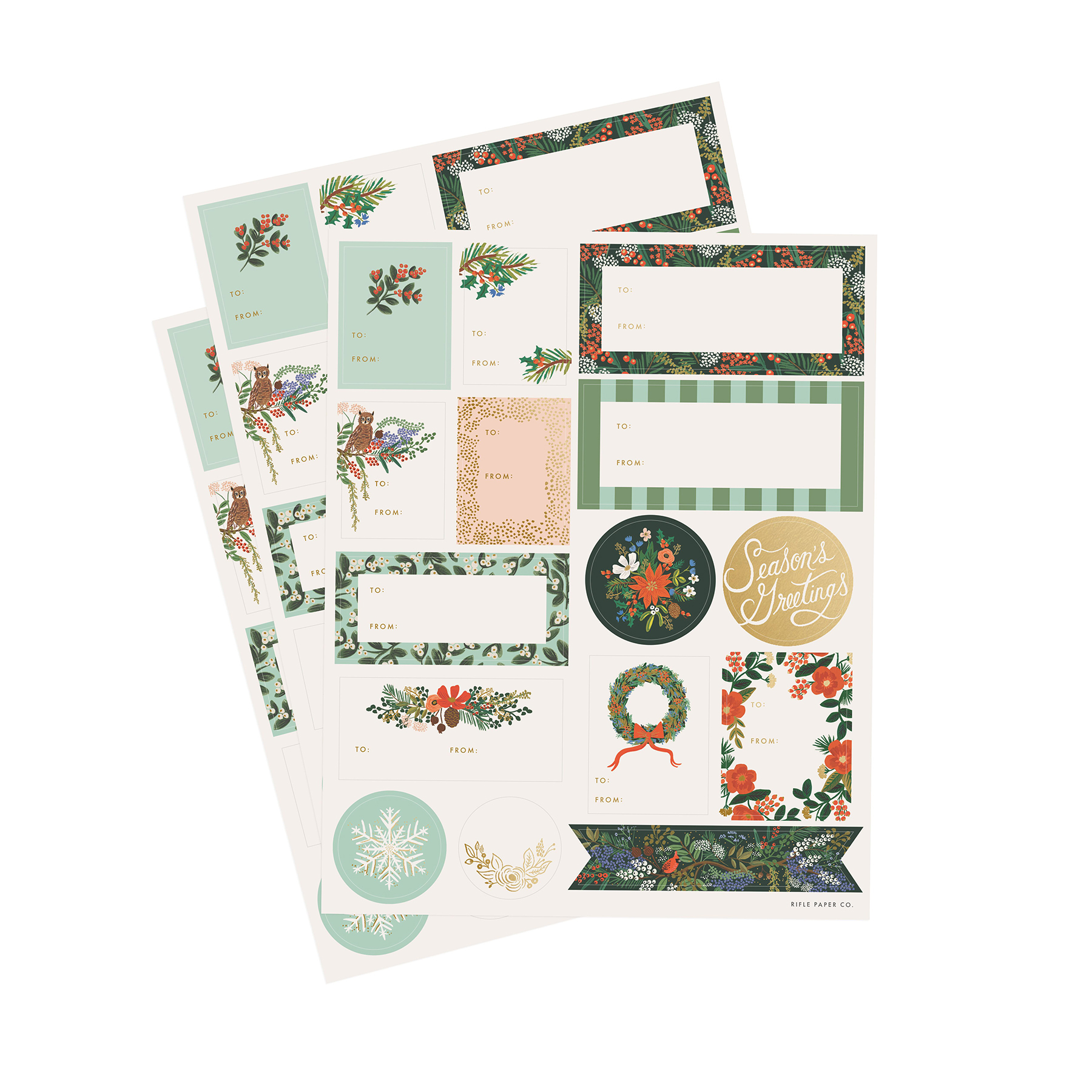 45 stickers winter floral (photo) 45 stickers winter floral
