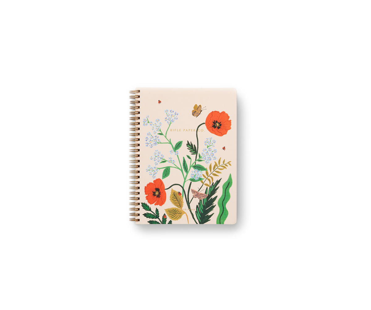 Carnet à spirales poppy botanical (photo) Carnet à spirales poppy botanical