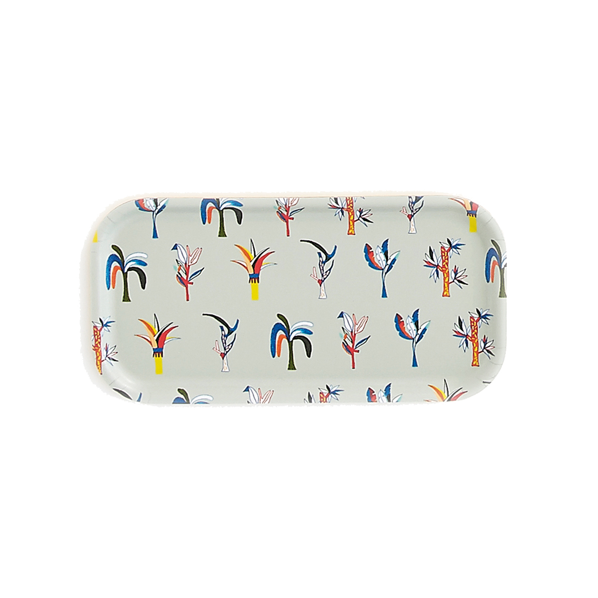Plateau rectangulaire en bois Cactus 43x22 cm