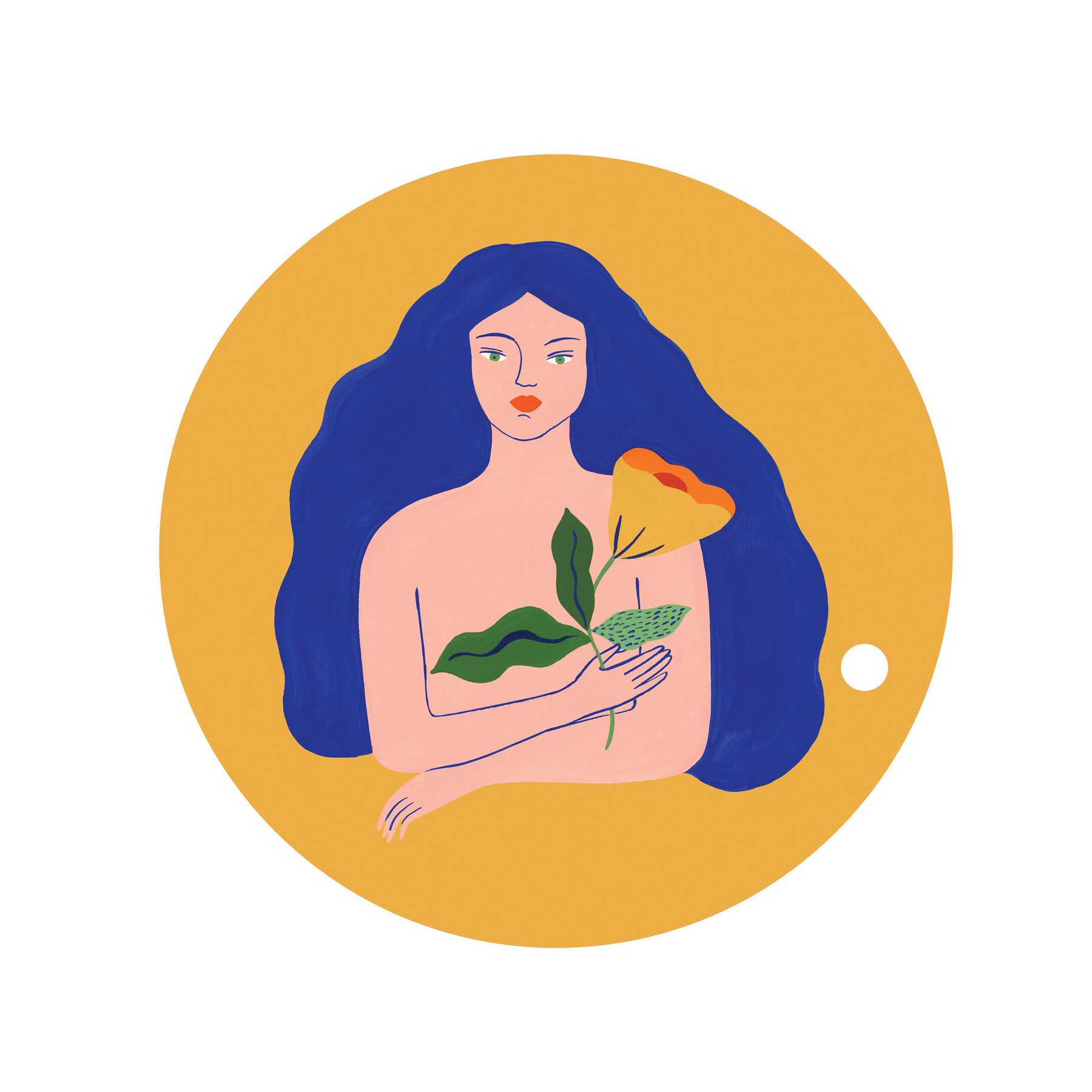 Dessous de plat en bois femme fleur Dessous de plat en bois femme fleur