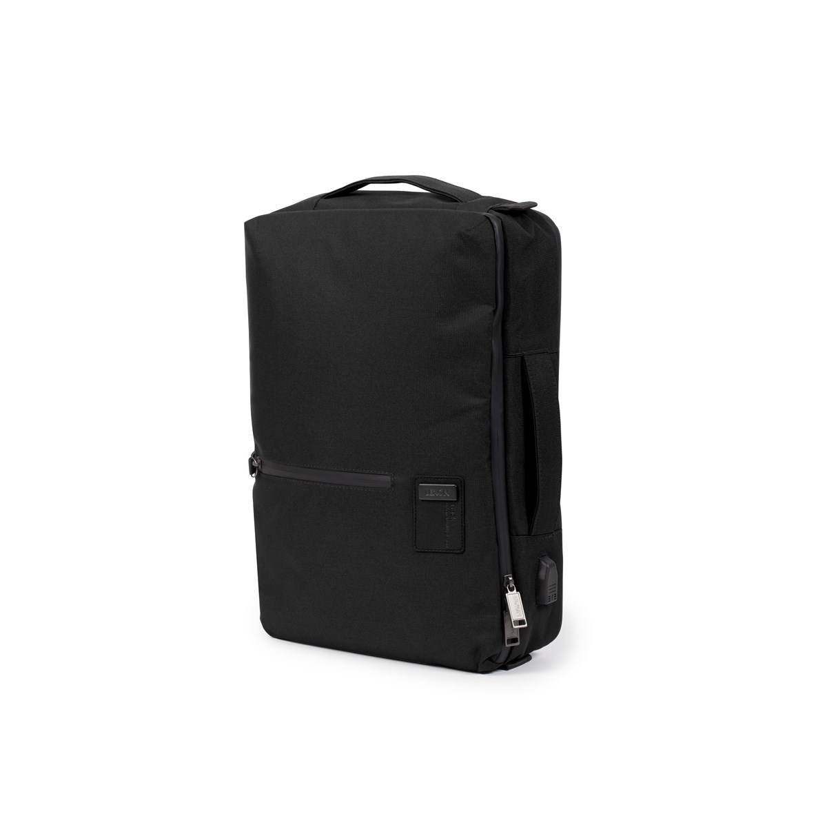 Porte-document 14 pouces et sac à dos en Polyester Noir (photo) Porte-document 14 pouces et sac à dos en Polyester Noir