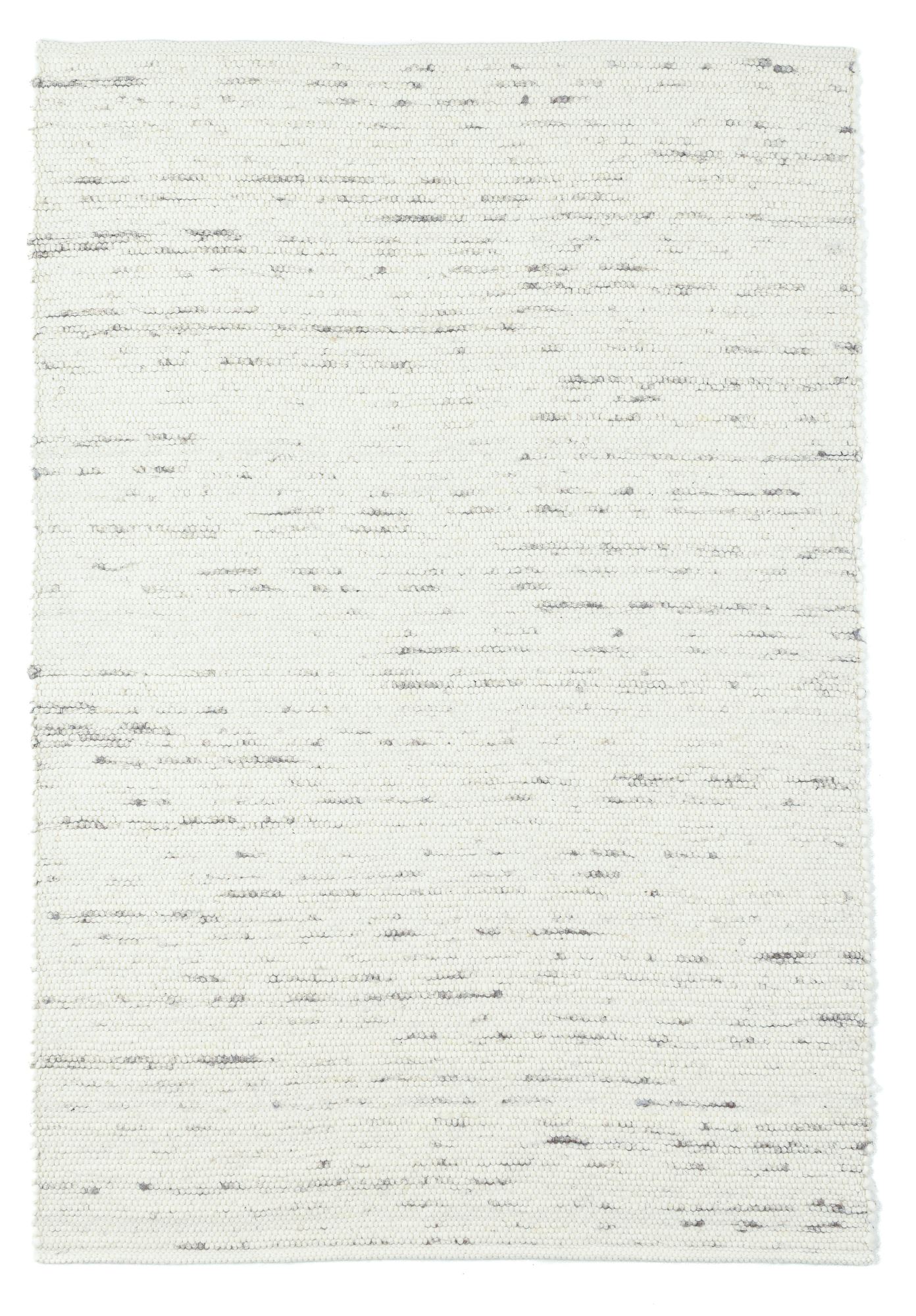 Tapis tissé à la main en laine naturelle natural grey 70x130