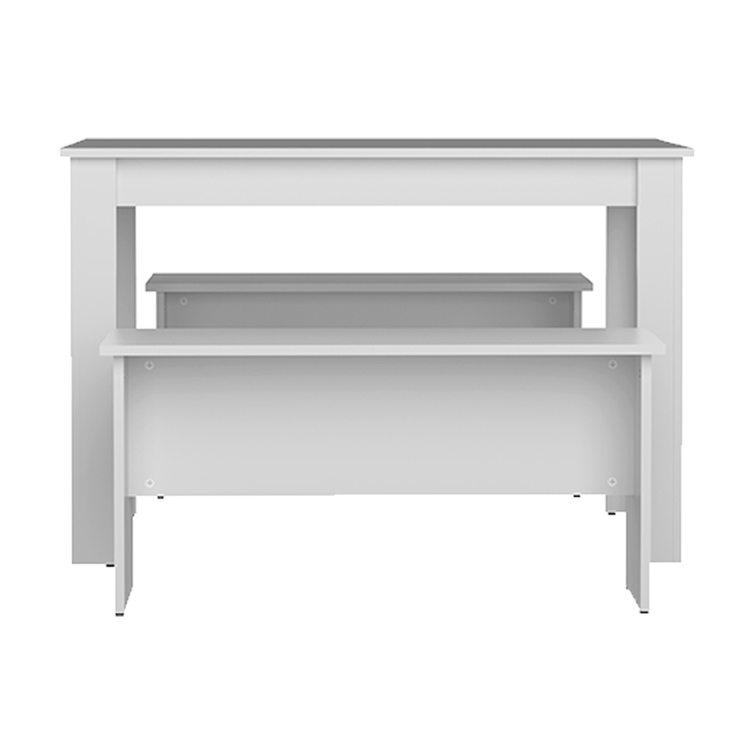 Table effet bois Blanc Table effet bois Blanc