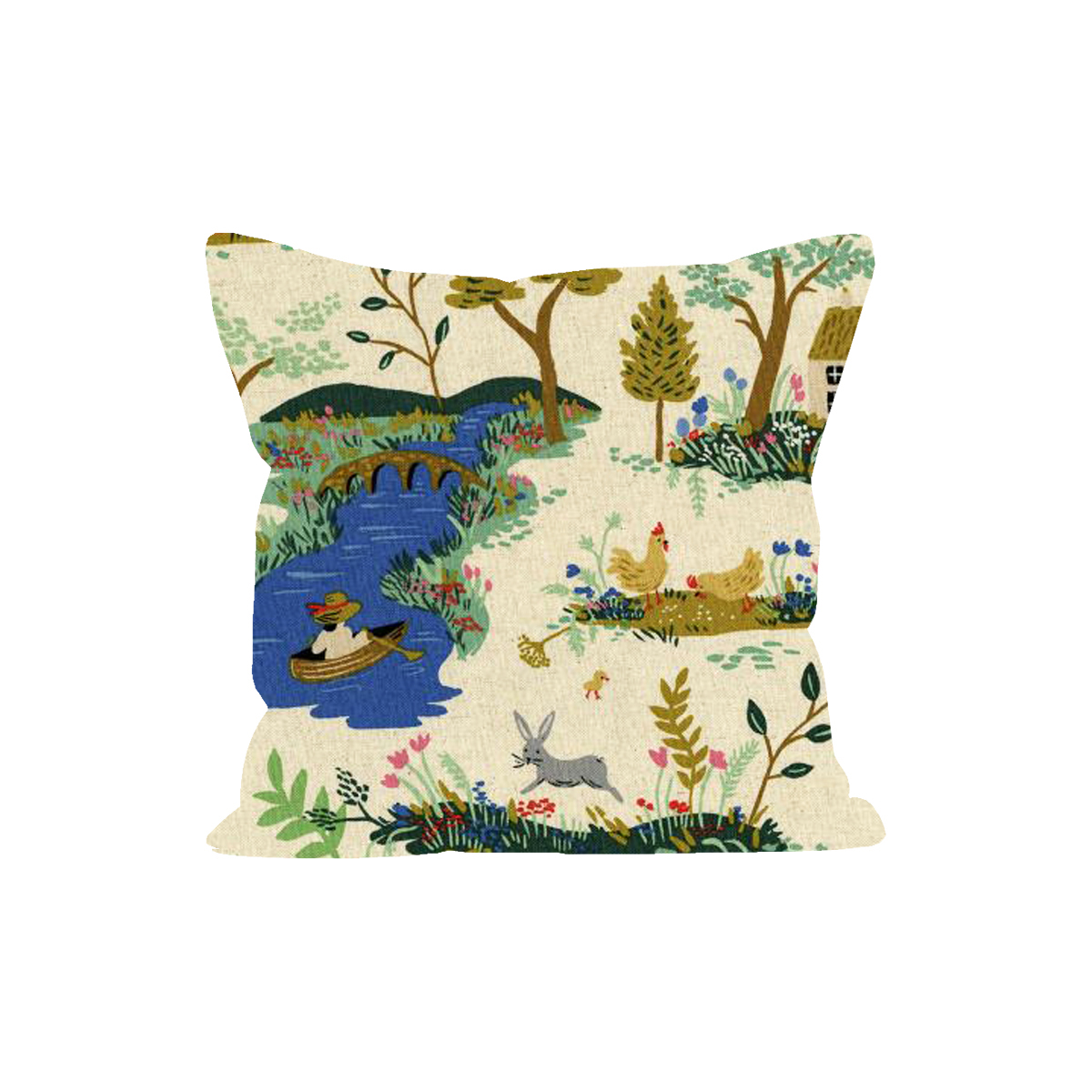 Coussin en coton 40x40 cm garden toile Coussin en coton 40x40 cm garden toile
