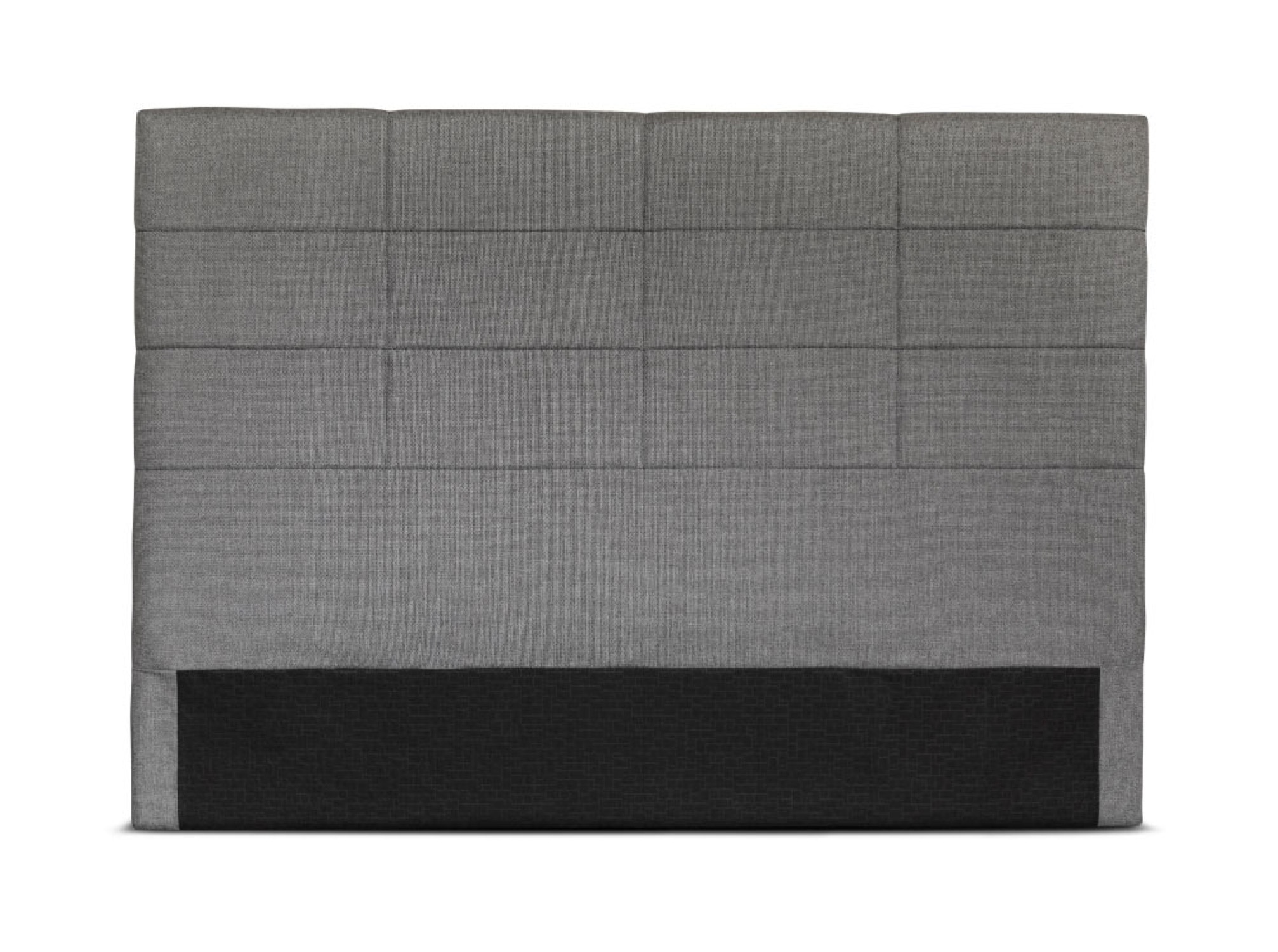 Tête de lit en tissu gris - 140cm Tête de lit en tissu gris - 140cm