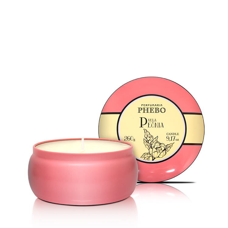 Bougie parfumée à la pivoine Bougie parfumée à la pivoine