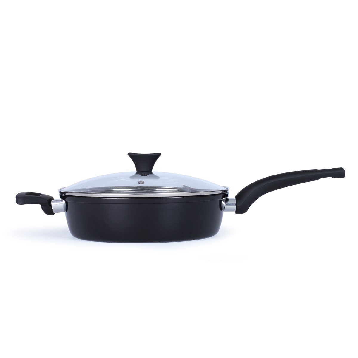 Sauteuse Ø 26 cm en aluminium noir