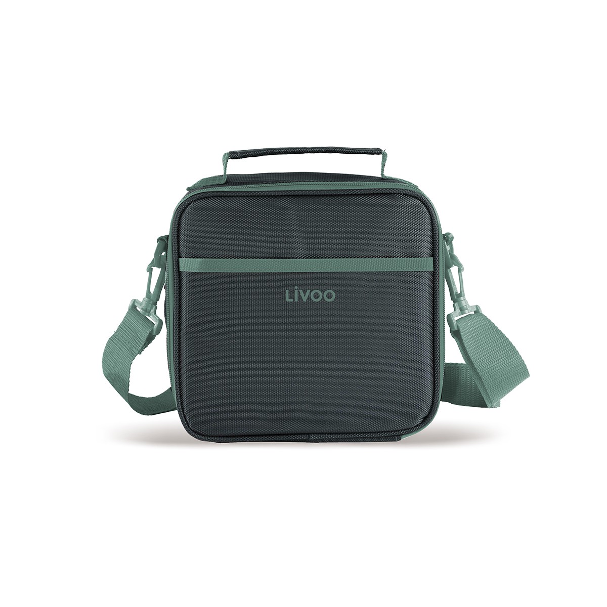 Sac à repas isotherme lunch box en polyester vert Sac à repas isotherme lunch box en polyester vert