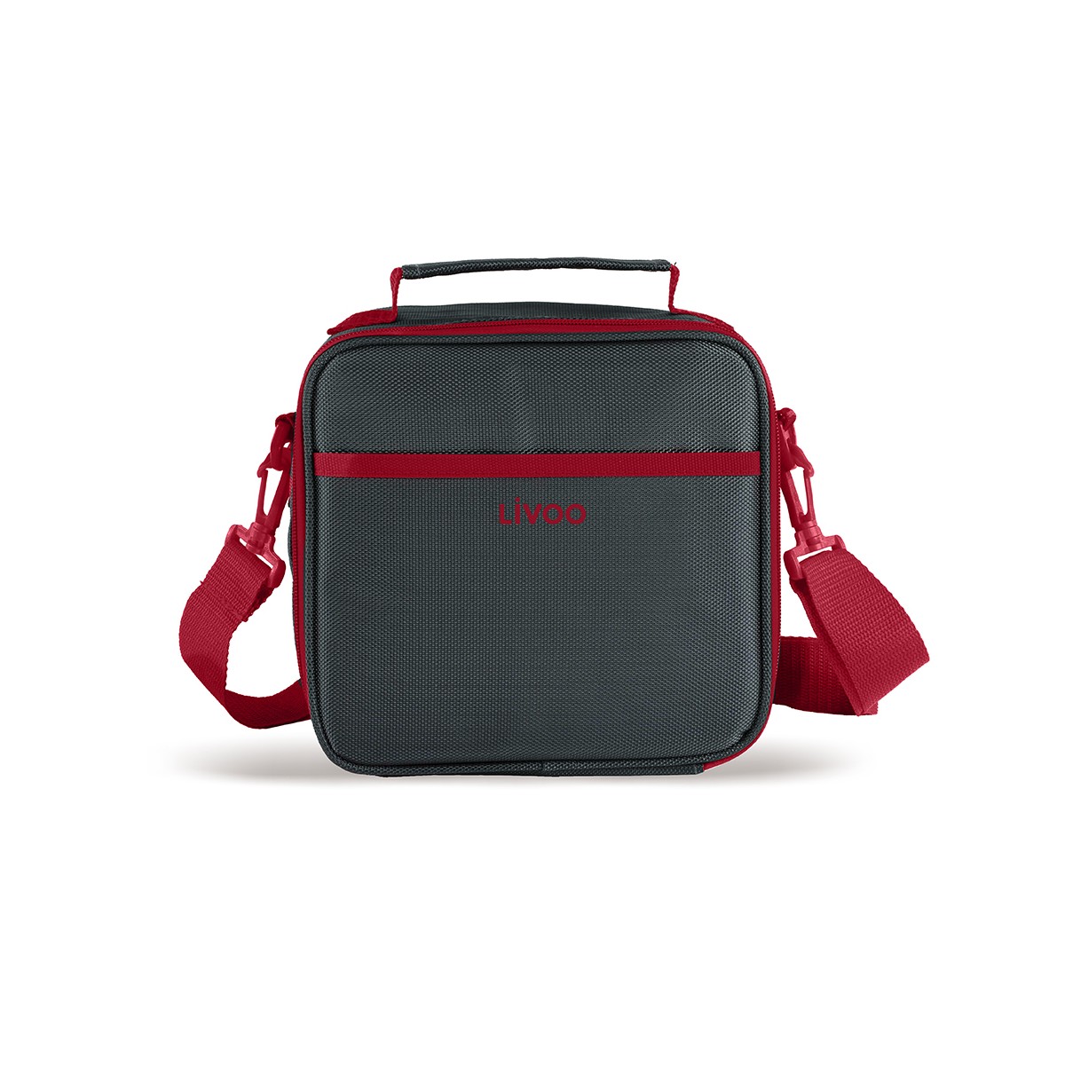 Sac à repas isotherme lunch box en polyester gris Sac à repas isotherme lunch box en polyester gris