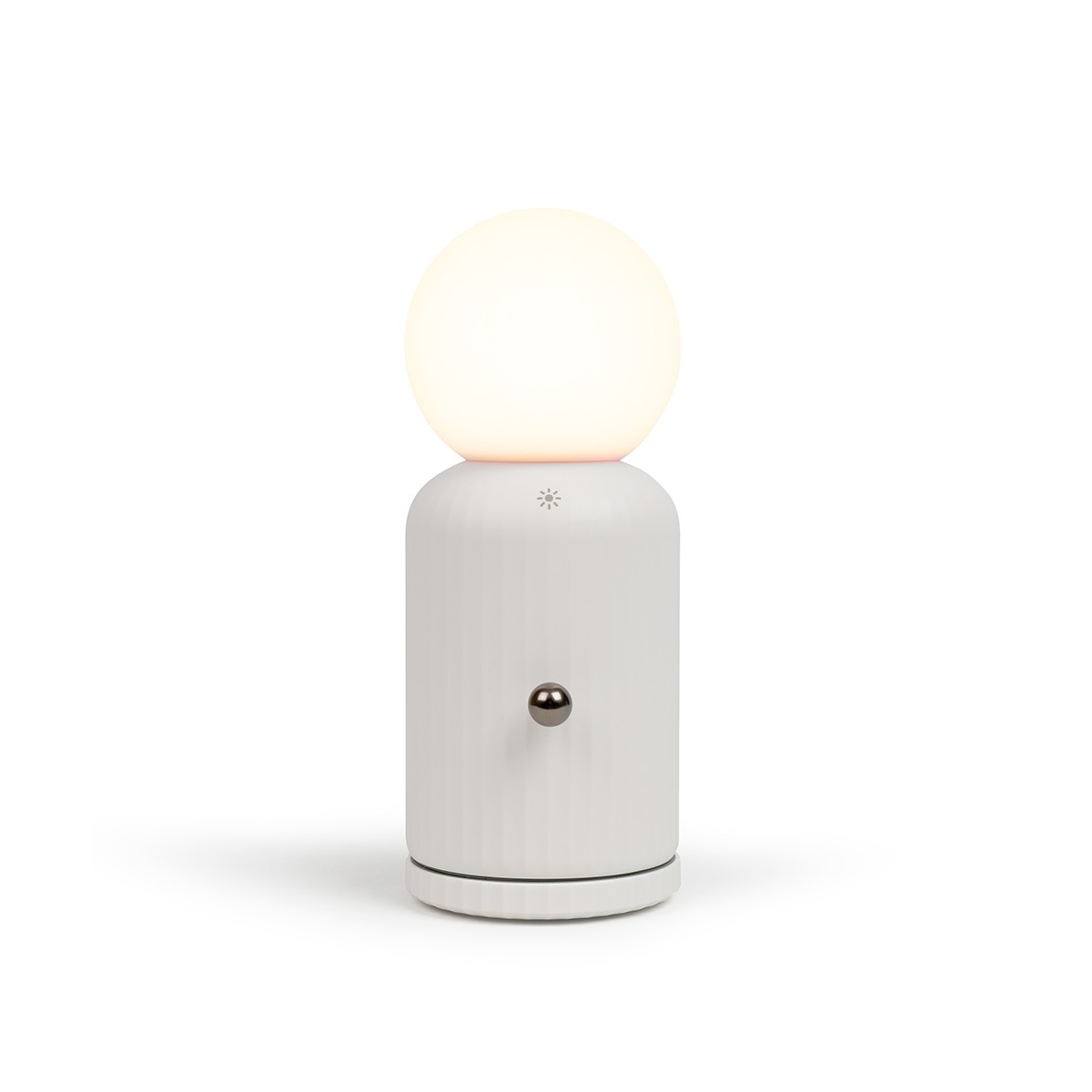 Lampe d'ambiance chargeur sans fil en ABS Blanc
