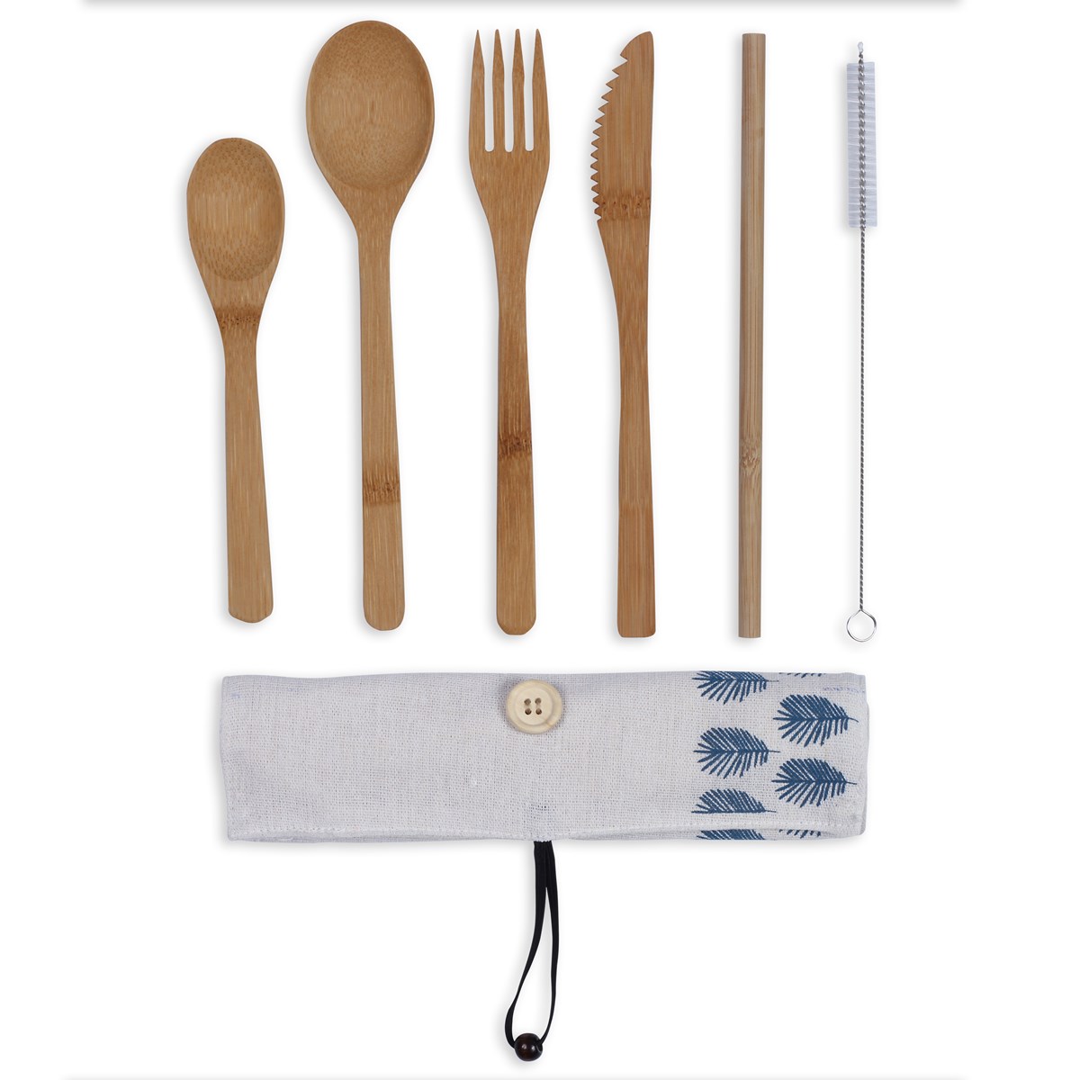 Livoo Set de couverts en bambou en Bambou Beige Livoo Set de couverts en bambou en Bambou Beige