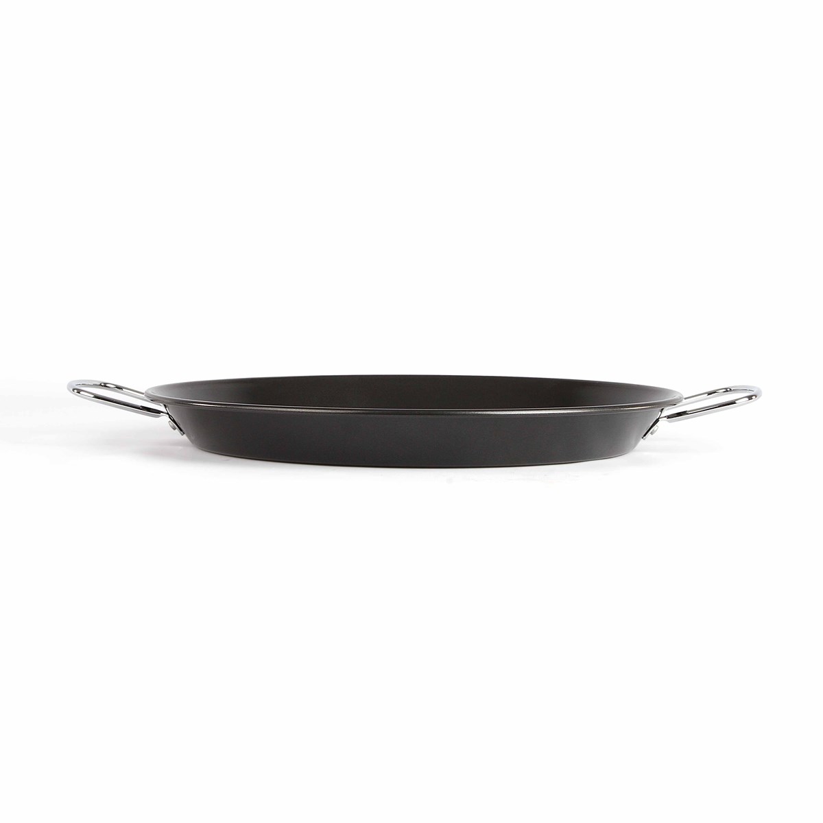 Plat à Paella 36 cm en acier noir (photo) Plat à Paella 36 cm en acier noir