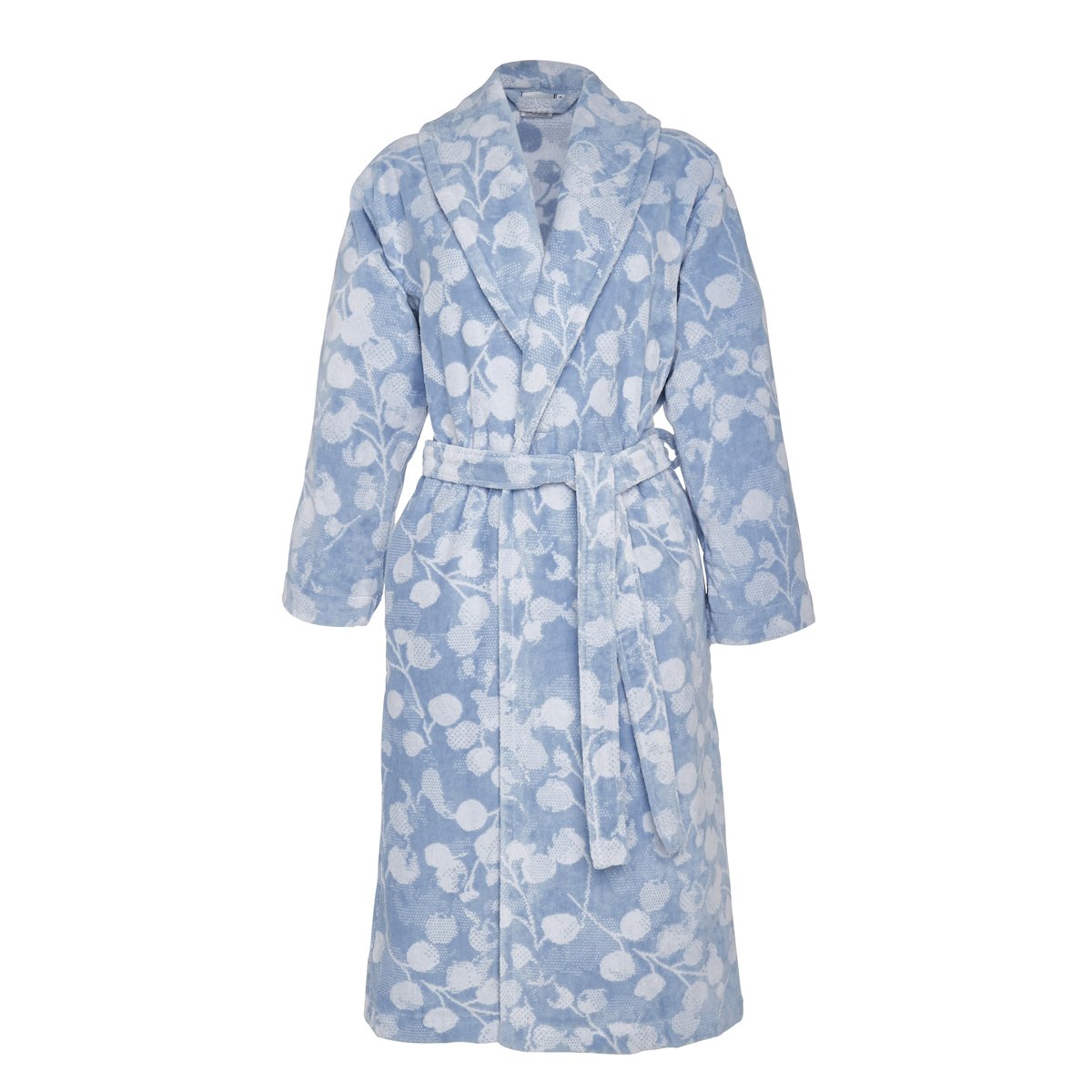 Peignoir coton s bleu clair (photo) Peignoir coton s bleu clair