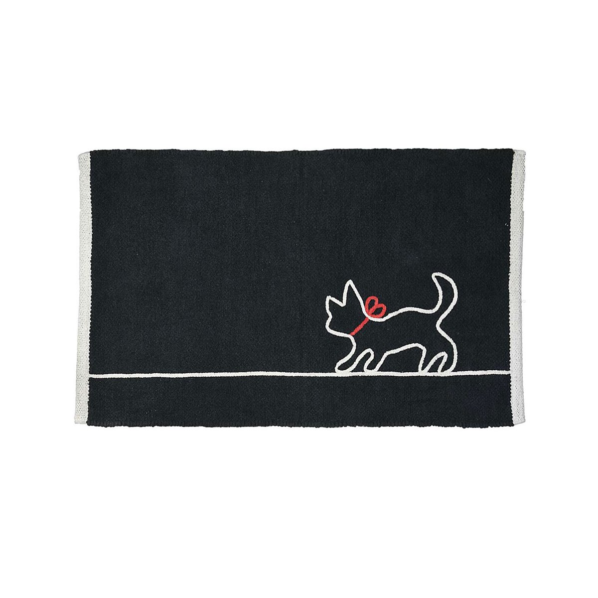 FUNAMBULO - Tapis antidérapant chat Carbone 40x60 cm (photo) FUNAMBULO - Tapis antidérapant chat Carbone 40x60 cm