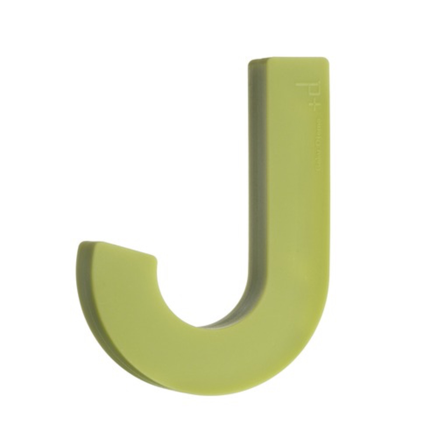 Patère design souple en silicone vert Patère design souple en silicone vert