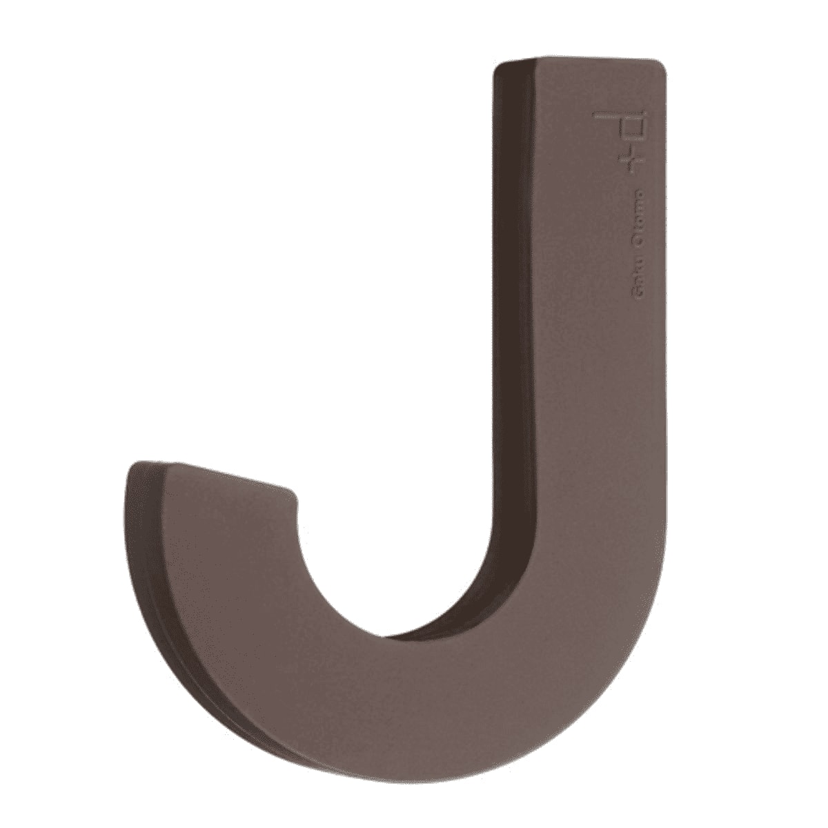 Patère design souple en silicone marron Patère design souple en silicone marron